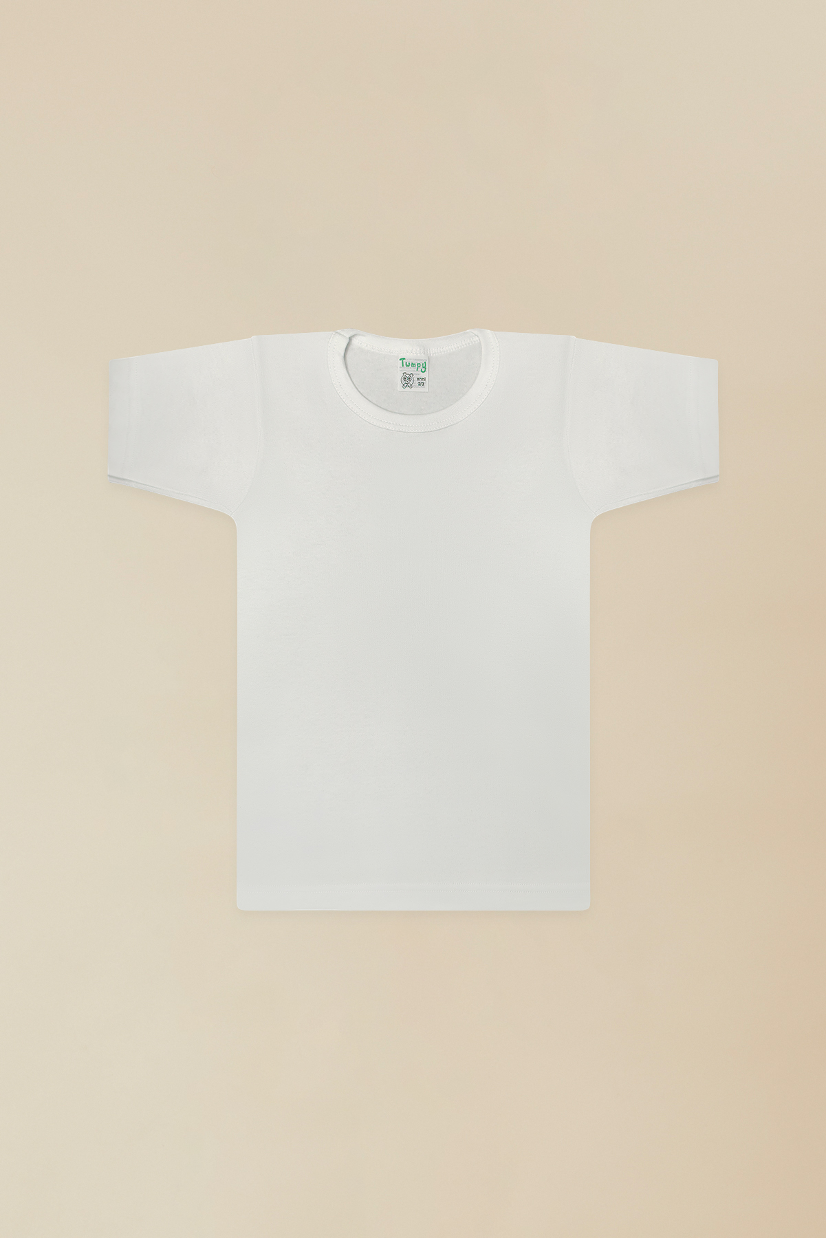 Maglia Intima Bimbo Mezza Manica Girocollo 100% Jersey Caldo Cotone Bianco