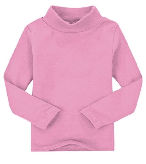 Maglia intima bimbi lupetto manica lunga in 100% caldo cotone pettinato per una morbidissima e freschissima sensazione sulla pelle