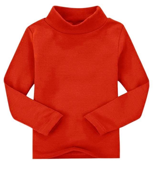 Maglia intima bimbi lupetto manica lunga in 100% caldo cotone pettinato per una morbidissima e freschissima sensazione sulla pelle