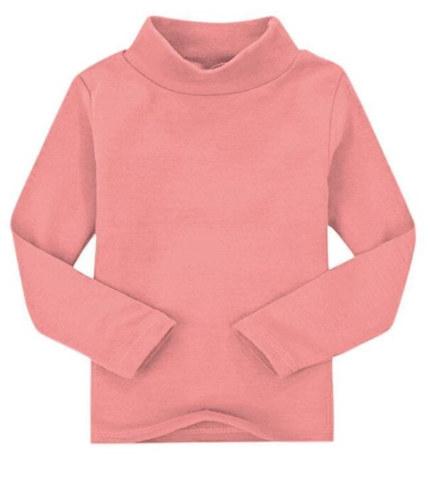 Maglia intima bimbi lupetto manica lunga in 100% caldo cotone pettinato per una morbidissima e freschissima sensazione sulla pelle