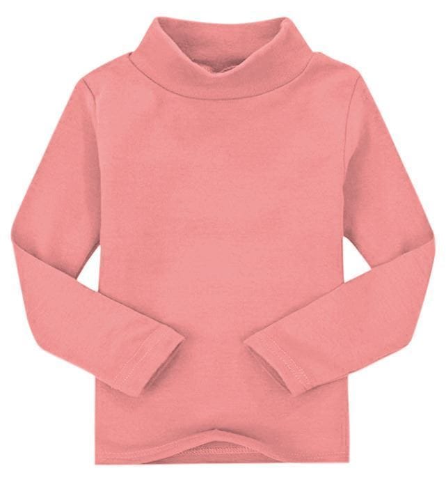 Maglia intima bimbi lupetto manica lunga in 100% caldo cotone pettinato per una morbidissima e freschissima sensazione sulla pelle