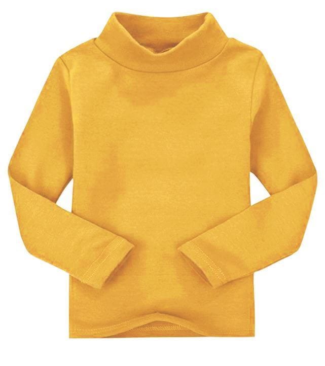 Maglia intima bimbi lupetto manica lunga in 100% caldo cotone pettinato per una morbidissima e freschissima sensazione sulla pelle