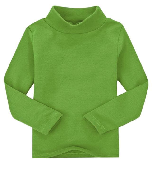 Maglia intima bimbi lupetto manica lunga in 100% caldo cotone pettinato per una morbidissima e freschissima sensazione sulla pelle