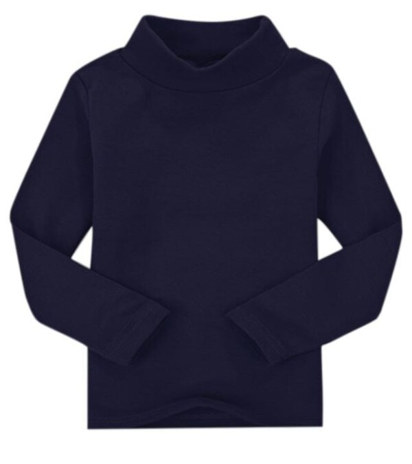 Maglia intima bimbi lupetto manica lunga in 100% caldo cotone pettinato per una morbidissima e freschissima sensazione sulla pelle