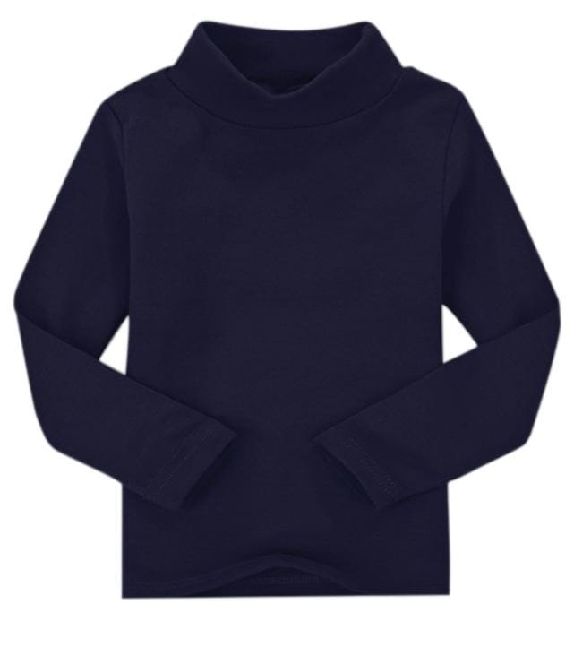 Maglia intima bimbi lupetto manica lunga in 100% caldo cotone pettinato per una morbidissima e freschissima sensazione sulla pelle