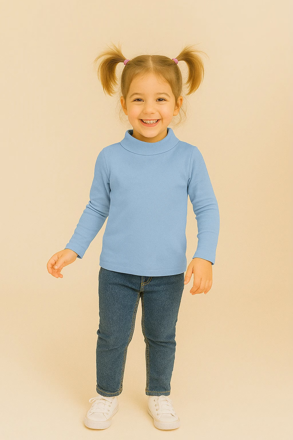 lupetto bimbi celeste