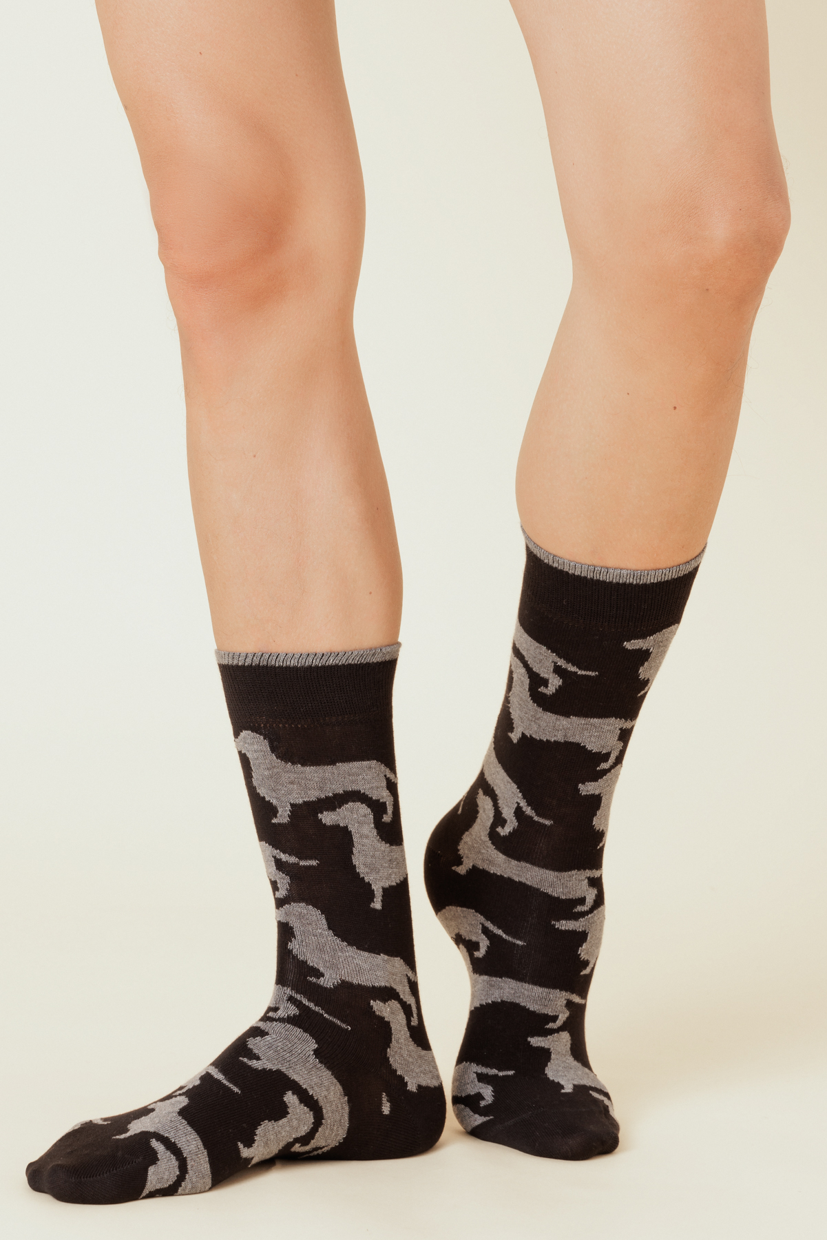calza corta uomo cotone fantasia jacquard