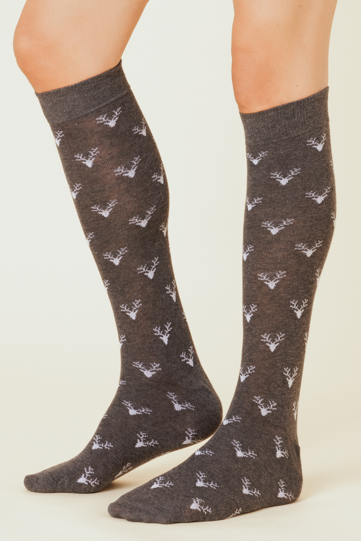 calza lunga uomo cotone fantasia natalizia jacquard