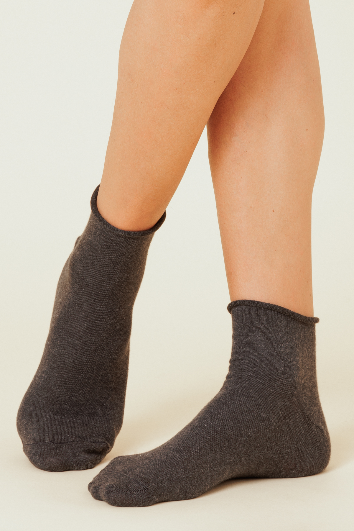 calza corta unisex senza elastico nel polsino