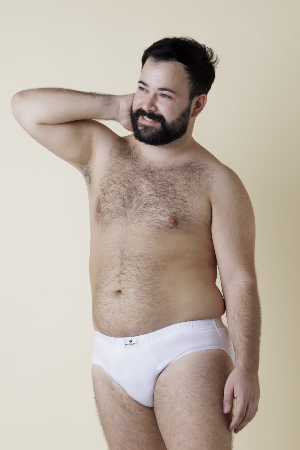 Slip Uomo Oversize Fronte Bianco