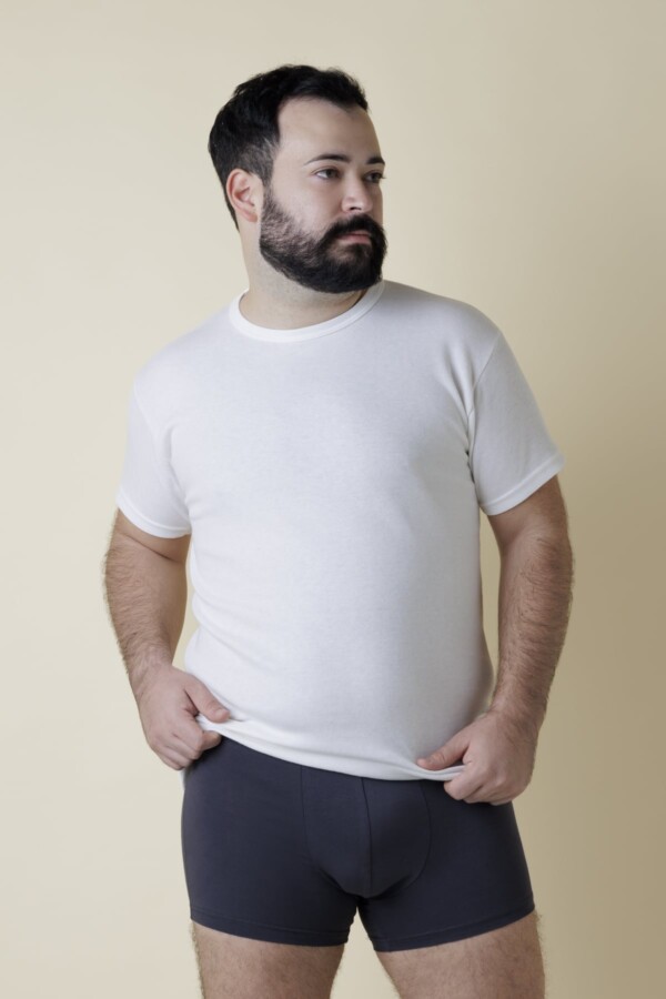 Maglia Uomo Oversize Fronte Bianco