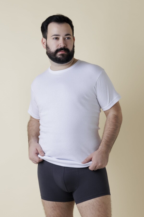 Maglia Uomo Oversize Fronte Bianco