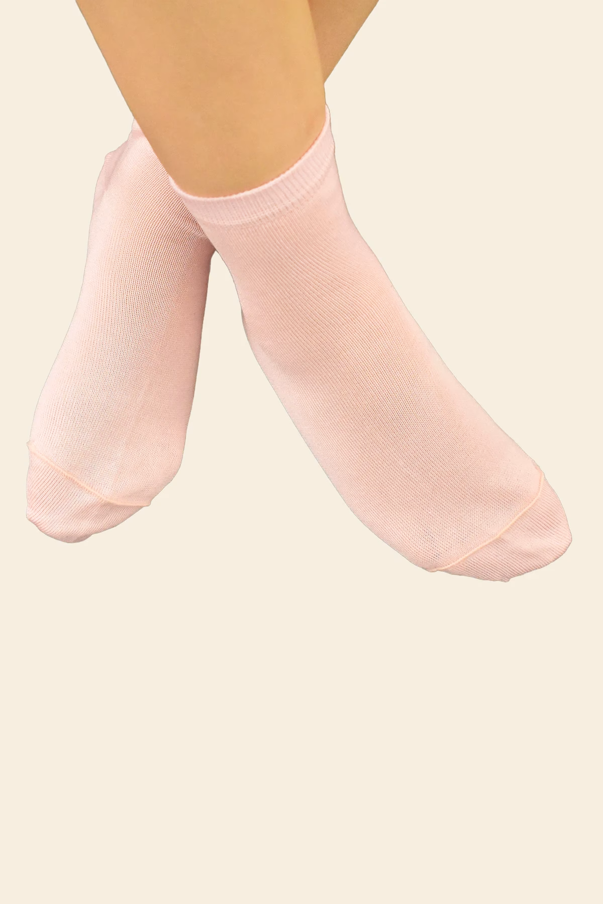 calza corta bimba rosa