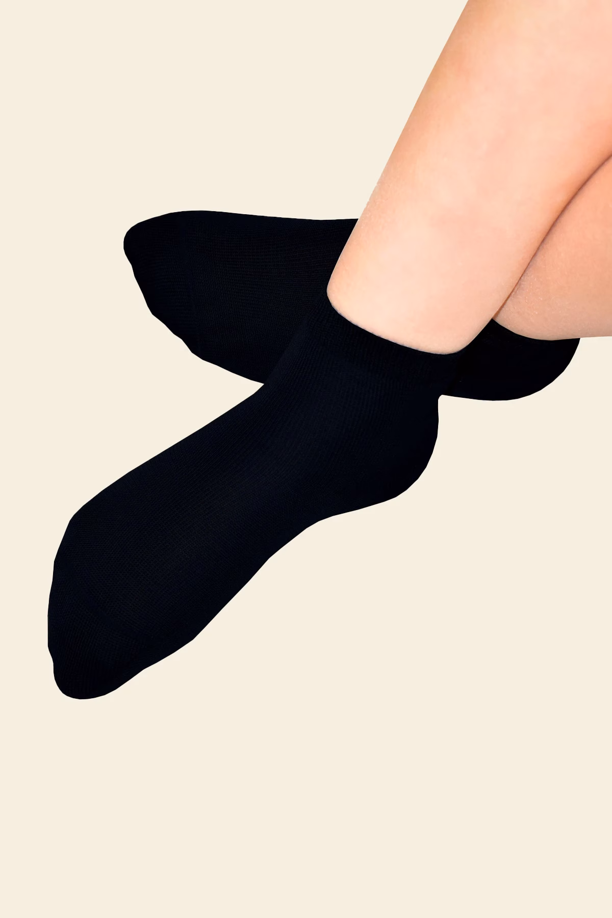 calza corta bimbo nero