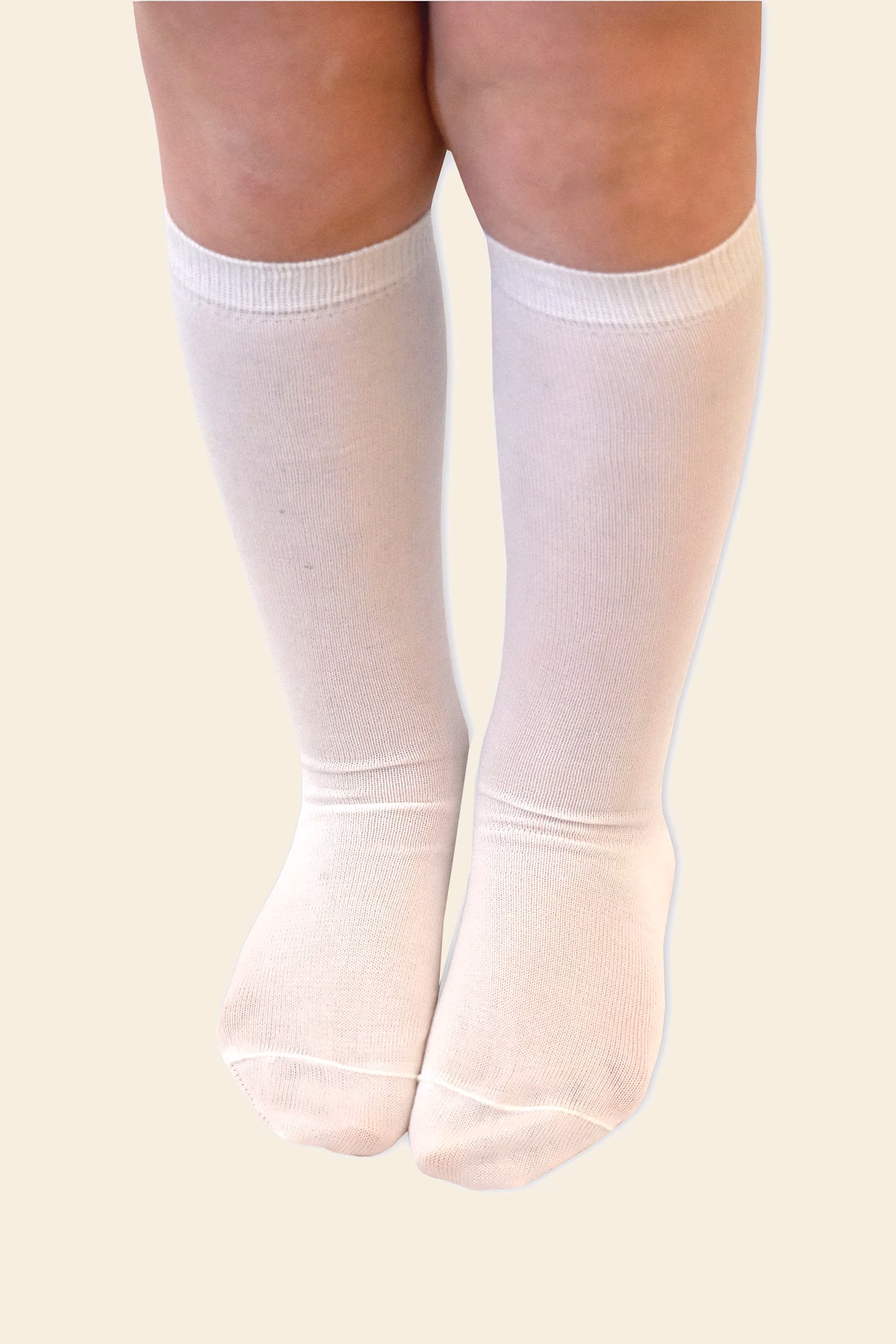 calza lunga bimba bianco