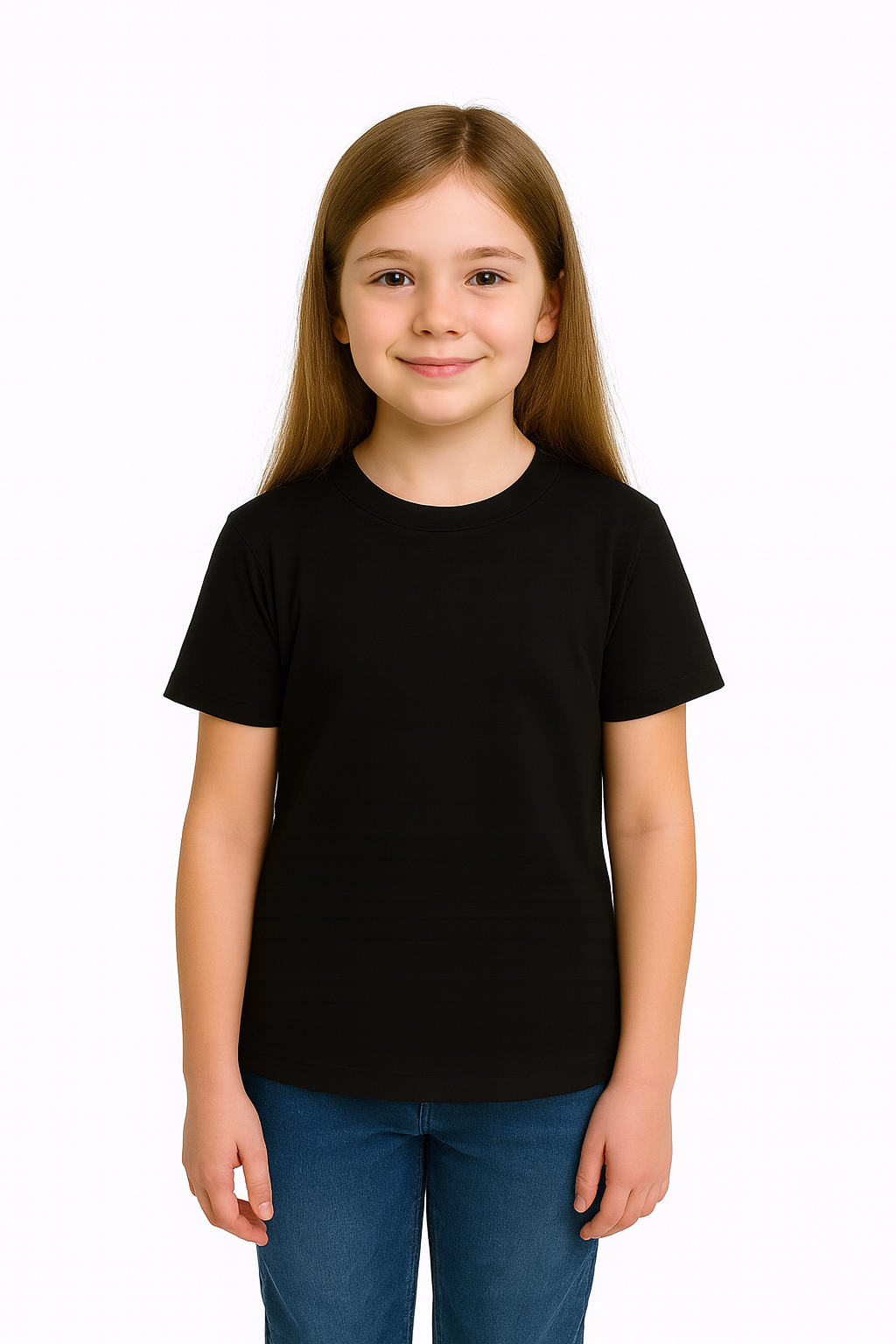 T-Shirt Bambina Girocollo Basic